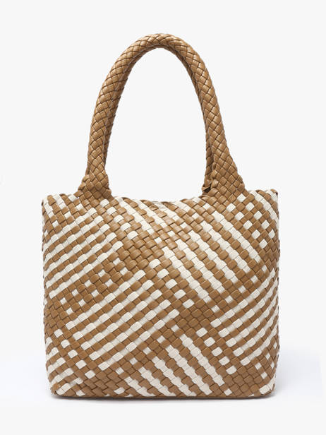 Schoudertas Tessa Gevlochten Laurent david Beige ld bags 957 ander zicht 4